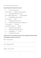 Vorschau - Arbeitsblätter - Präpositionen (lokale Präpositionen, in, an, zu) - Seite 3