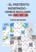 Vorschau - Stationenlernen - El Pretérito Indefinido - Verbos REGULARES en -AR -ER & -IR - Juego de dados - Deckblatt
