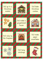 Vorschau - Spiele - Christmas Activities Matching Pairs Game (Englisch) - Seite 1