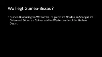Vorschau - Arbeitsblätter - AB mit Fragen zum Thema "Guinea-Bissau" + Lösungsblatt - Seite 2