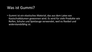 Vorschau - Arbeitsblätter - AB mit Fragen zum Thema "Gummi" + Lösungsblatt - Seite 2