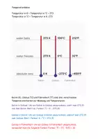 Vorschau - Arbeitsblätter - Temperaturskalen Kelvin Celsius Fahrenheit Aufgaben Lösung - Seite 1