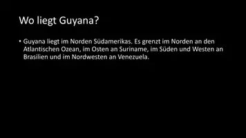 Vorschau - Arbeitsblätter - AB mit Fragen zum Thema "Guyana" + Lösungsblatt - Seite 2