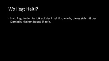 Vorschau - Arbeitsblätter - AB mit Fragen zum Thema "Haiti" + Lösungsblatt - Seite 2