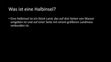 Vorschau - Arbeitsblätter - AB mit Fragen zum Thema "Halbinsel" + Lösungsblatt - Seite 2