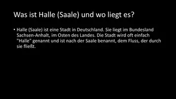 Vorschau - Arbeitsblätter - AB mit Fragen zum Thema "Halle (Saale)" + Lösungsblatt + Infografik - Seite 3