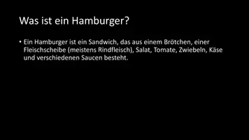 Vorschau - Arbeitsblätter - AB mit Fragen zum Thema "Hamburger" + Lösungsblatt + Infografik - Seite 3