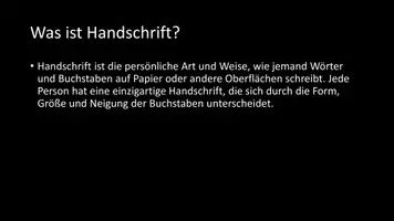 Vorschau - Arbeitsblätter - AB mit Fragen zum Thema "Handschrift" + Lösungsblatt - Seite 2