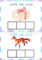 Προεπισκόπηση - Φύλλα εργασίας - CVC word cards - Σελίδα 3
