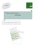 Vorschau - Arbeitsblätter - At the museum - Sprechen im Englischunterricht - Deckblatt