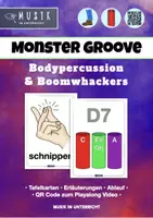 Vorschau - Merkblätter - MUSIK 🎵👏🏼 Boomwhackers & Bodypercussion nicht nur zu Halloween • Monster Groove - Deckblatt