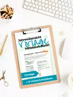 Vorschau - Lehrpläne/Lehrermaterial - Jahresübersicht zum Ausdrucken (Lehrplan/Syllabus) - Seite 1