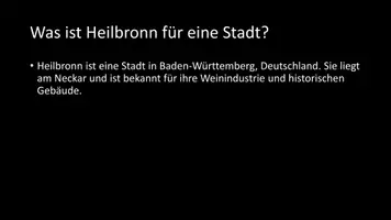 Vorschau - Arbeitsblätter - AB mit Fragen zum Thema "Heilbronn" + Lösungsblatt - Seite 2