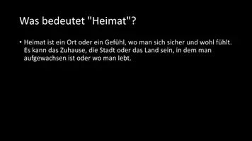 Vorschau - Arbeitsblätter - AB mit Fragen zum Thema "Heimat" + Lösungsblatt + Infografik - Seite 3