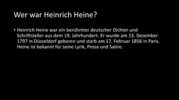 Vorschau - Arbeitsblätter - AB mit Fragen zum Thema "Heinrich Heine" + Lösungsblatt + Infografik - Seite 3