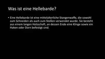 Vorschau - Arbeitsblätter - AB mit Fragen zum Thema "Hellebarde" + Lösungsblatt - Seite 2