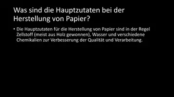 Vorschau - Arbeitsblätter - AB mit Fragen zum Thema "Herstellung von Papier" + Lösungsblatt + Infografik - Seite 3