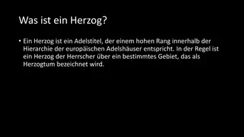 Vorschau - Arbeitsblätter - AB mit Fragen zum Thema "Herzog" + Lösungsblatt - Seite 2