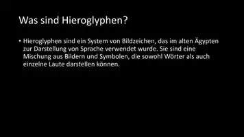 Vorschau - Arbeitsblätter - AB mit Fragen zum Thema "Hieroglyphen" + Lösungsblatt + Infografik - Seite 3