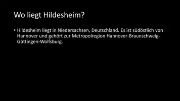 Vorschau - Arbeitsblätter - AB mit Fragen zum Thema "Hildesheim" + Lösungsblatt + Infografik - Seite 3