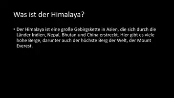 Vorschau - Arbeitsblätter - AB mit Fragen zum Thema "Himalaya" + Lösungsblatt + Infografik - Seite 3