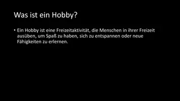 Vorschau - Arbeitsblätter - AB mit Fragen zum Thema "Hobby" + Lösungsblatt + Infografik - Seite 3