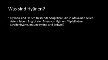 Vorschau - Arbeitsblätter - AB mit Fragen zum Thema "Hyänen" + Lösungsblatt - Seite 2