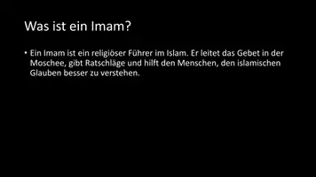 Vorschau - Arbeitsblätter - AB mit Fragen zum Thema "Imam" + Lösungsblatt - Seite 2