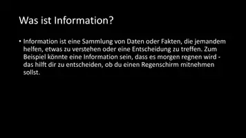 Vorschau - Arbeitsblätter - AB mit Fragen zum Thema "Information" + Lösungsblatt - Seite 2
