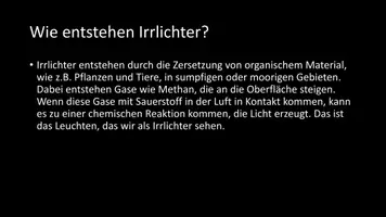 Vorschau - Arbeitsblätter - AB mit Fragen zum Thema "Irrlichter" + Lösungsblatt - Seite 3