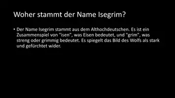 Vorschau - Arbeitsblätter - AB mit Fragen zum Thema "Isegrim" + Lösungsblatt - Seite 3