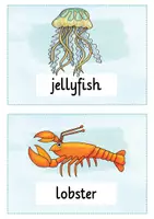 Vorschau - Bildkarten - Flash Cards Under the Sea - Seite 3
