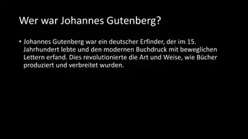 Vorschau - Arbeitsblätter - AB mit Fragen zum Thema "Johannes Gutenberg" + Lösungsblatt + Infografik - Seite 3