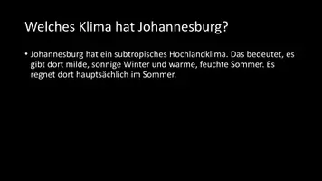 Vorschau - Arbeitsblätter - AB mit Fragen zum Thema "Johannesburg" + Lösungsblatt - Seite 3