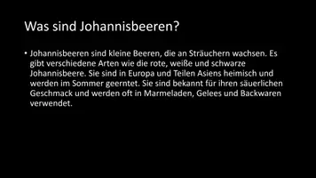 Vorschau - Arbeitsblätter - AB mit Fragen zum Thema "Johannisbeeren" + Lösungsblatt - Seite 2