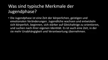 Vorschau - Arbeitsblätter - AB mit Fragen zum Thema "Jugendliche" + Lösungsblatt + Infografik - Seite 3