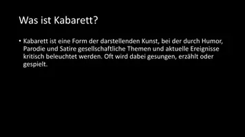 Vorschau - Arbeitsblätter - AB mit Fragen zum Thema "Kabarett und Satire" + Lösungsblatt - Seite 2