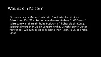 Vorschau - Arbeitsblätter - AB mit Fragen zum Thema "Kaiser" + Lösungsblatt - Seite 2