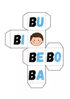 anteprima - Materiale di supporto/inclusione - Dadi delle sillabe e gioco Trovo le parole - Pagina 1