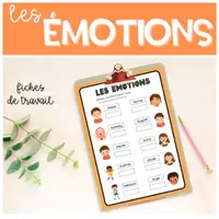 Aperçu - Feuilles d'exercices - Activités Sentiments Emotions Vocabulaire – Fiches - Page 2