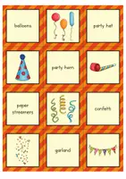 Vista previa - Juegos / Gamificación - Carnival: matching pairs game | Juego de Memory (inglés) - página 1
