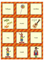Vista previa - Juegos / Gamificación - Carnival: matching pairs game | Juego de Memory (inglés) - página 2