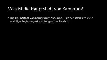 Vorschau - Arbeitsblätter - AB mit Fragen zum Thema "Kamerun" + Lösungsblatt - Seite 3