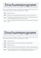 Vorschau - Arbeitsblätter - Einschwimmprogramm I Erwärmung I Brustschwimmen - Seite 3
