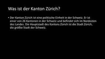 Vorschau - Arbeitsblätter - AB mit Fragen zum Thema "Zürich (Kanton)" + Lösungsblatt - Seite 2