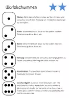 Vorschau - Arbeitsblätter - Würfelschwimmen I Erwärmung I Brustschwimmen - Seite 2