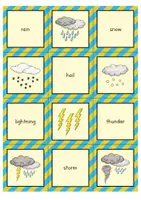 Vista previa - Juegos / Gamificación - Weather: matching pairs game | Juego de Memory ® (inglés) - página 3