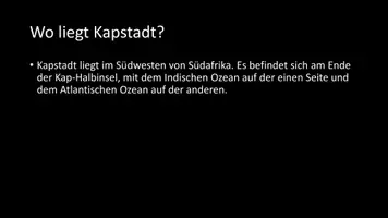 Vorschau - Arbeitsblätter - AB mit Fragen zum Thema "Kapstadt" + Lösungsblatt - Seite 2