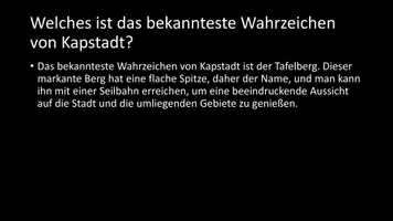 Vorschau - Arbeitsblätter - AB mit Fragen zum Thema "Kapstadt" + Lösungsblatt - Seite 3