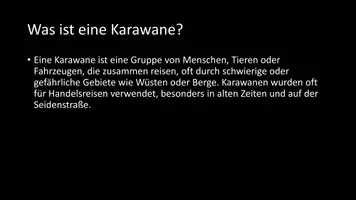 Vorschau - Arbeitsblätter - AB mit Fragen zum Thema "Karawane" + Lösungsblatt - Seite 2